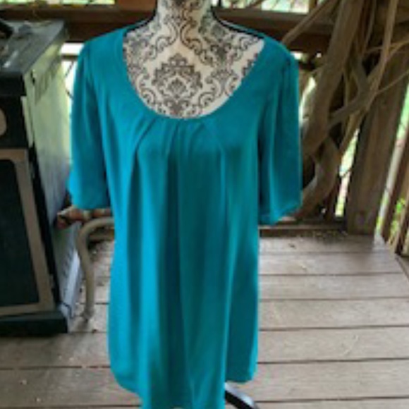Teal Goo Yoo Dress/Cover-Up, Short, Lightweight, Summer, Size L - Picture 1 of 2